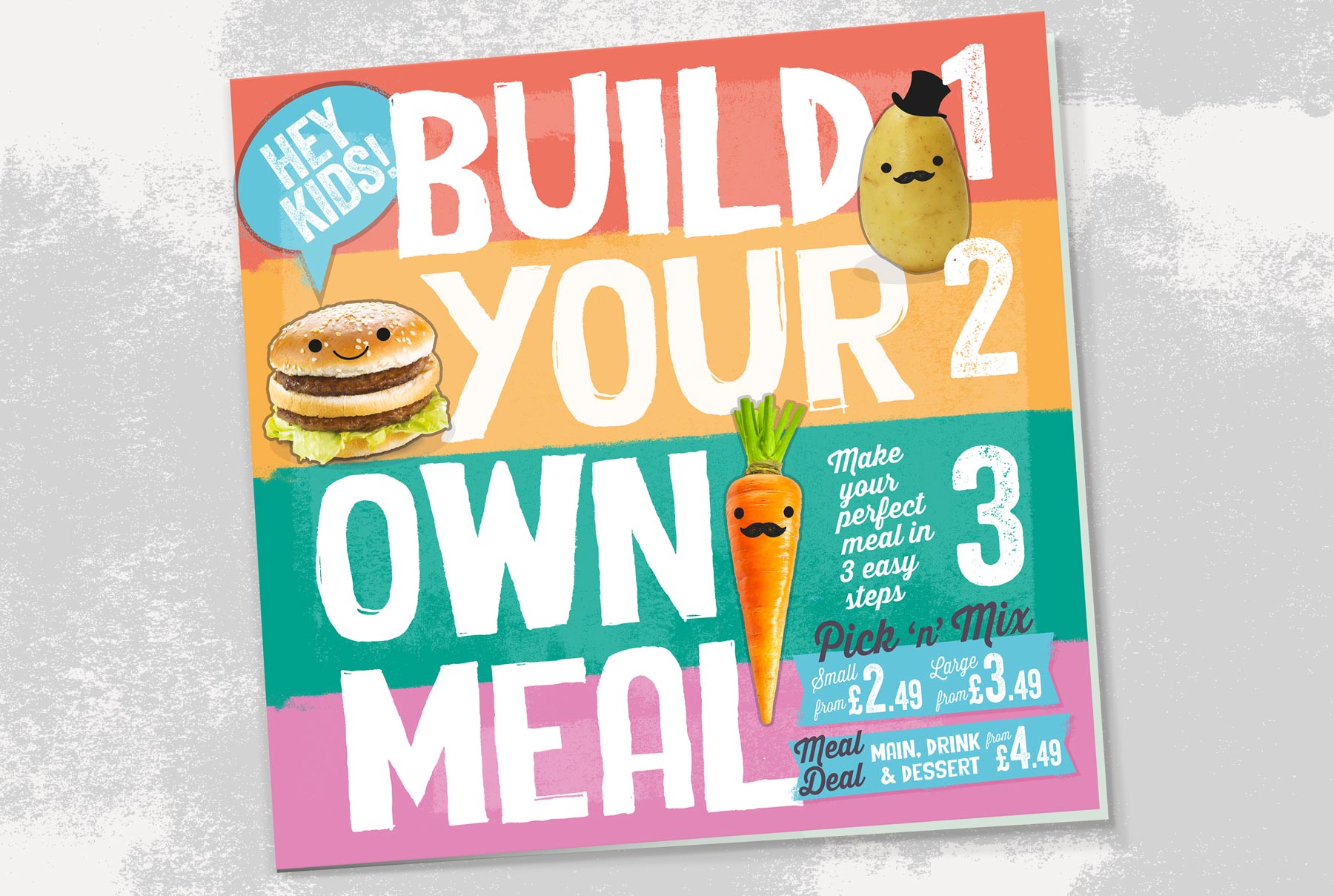 Hungry Horse Brand Repositioning Eat With Your Eyes™ Food branding