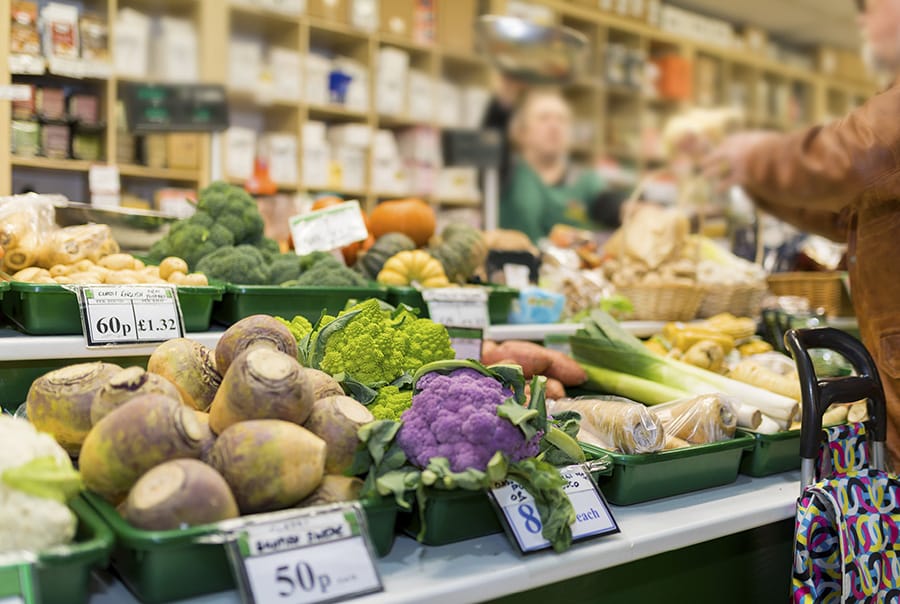 Farm Shop vegetable produce