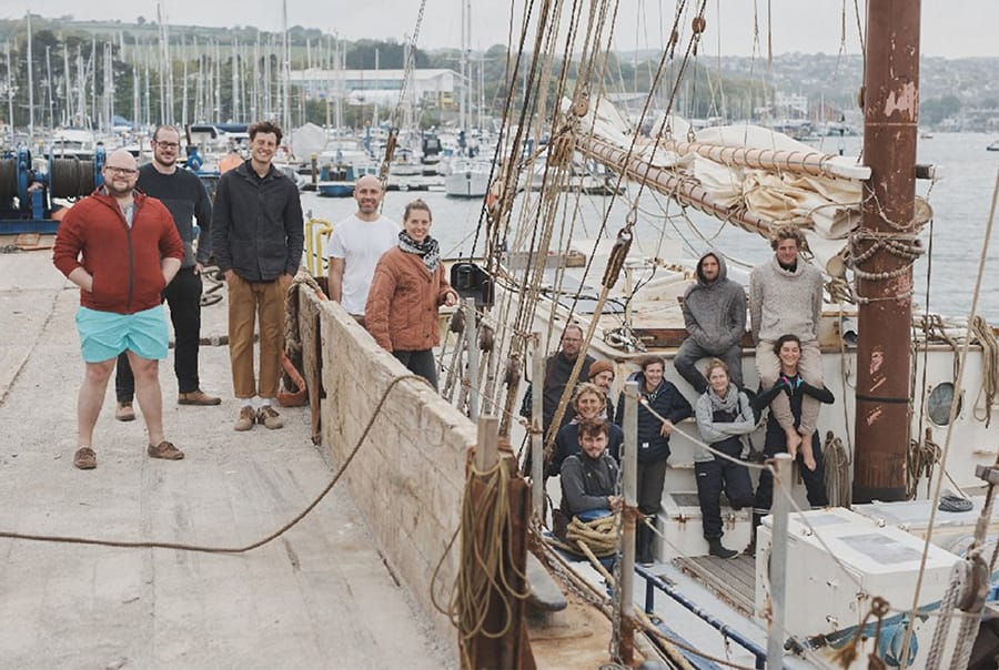 Yallah Coffee stock delivery via sail boat