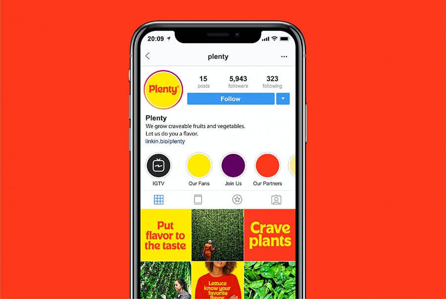 Plenty's instagram profile