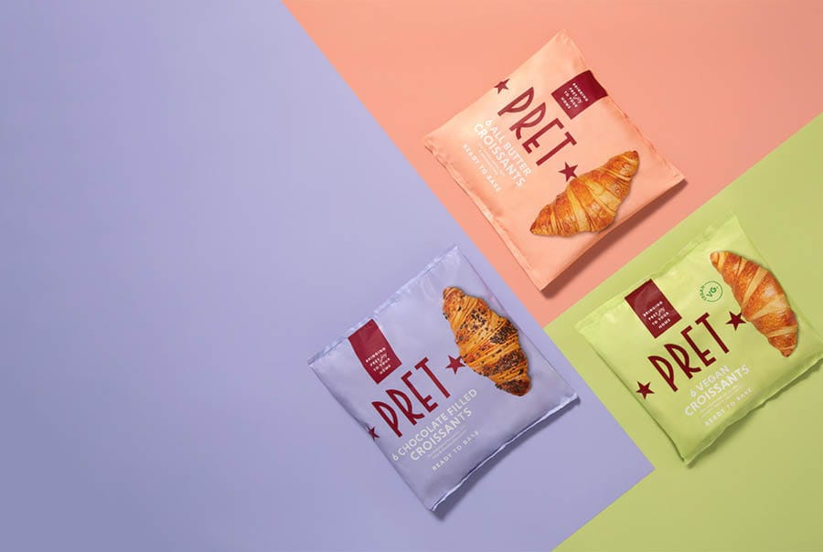 Pret Croissant Packaging