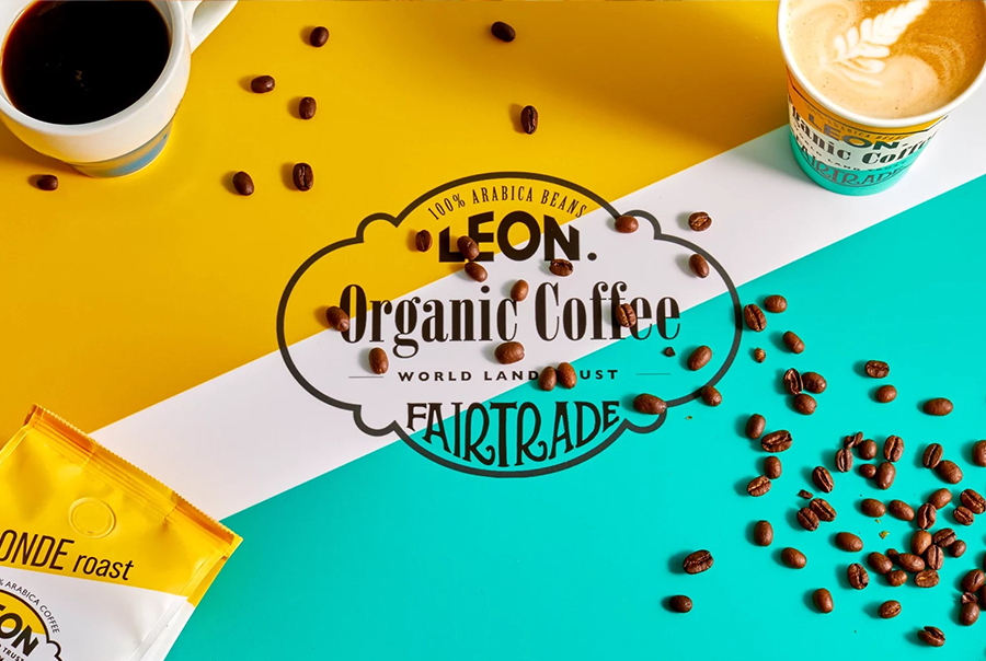 Leon Organic coffee beans