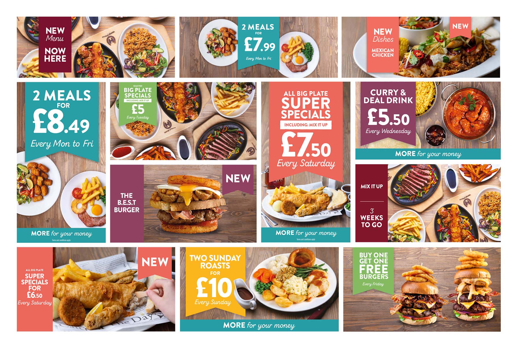 Brand Repositioning Hungry Horse Eat With Your Eyes™