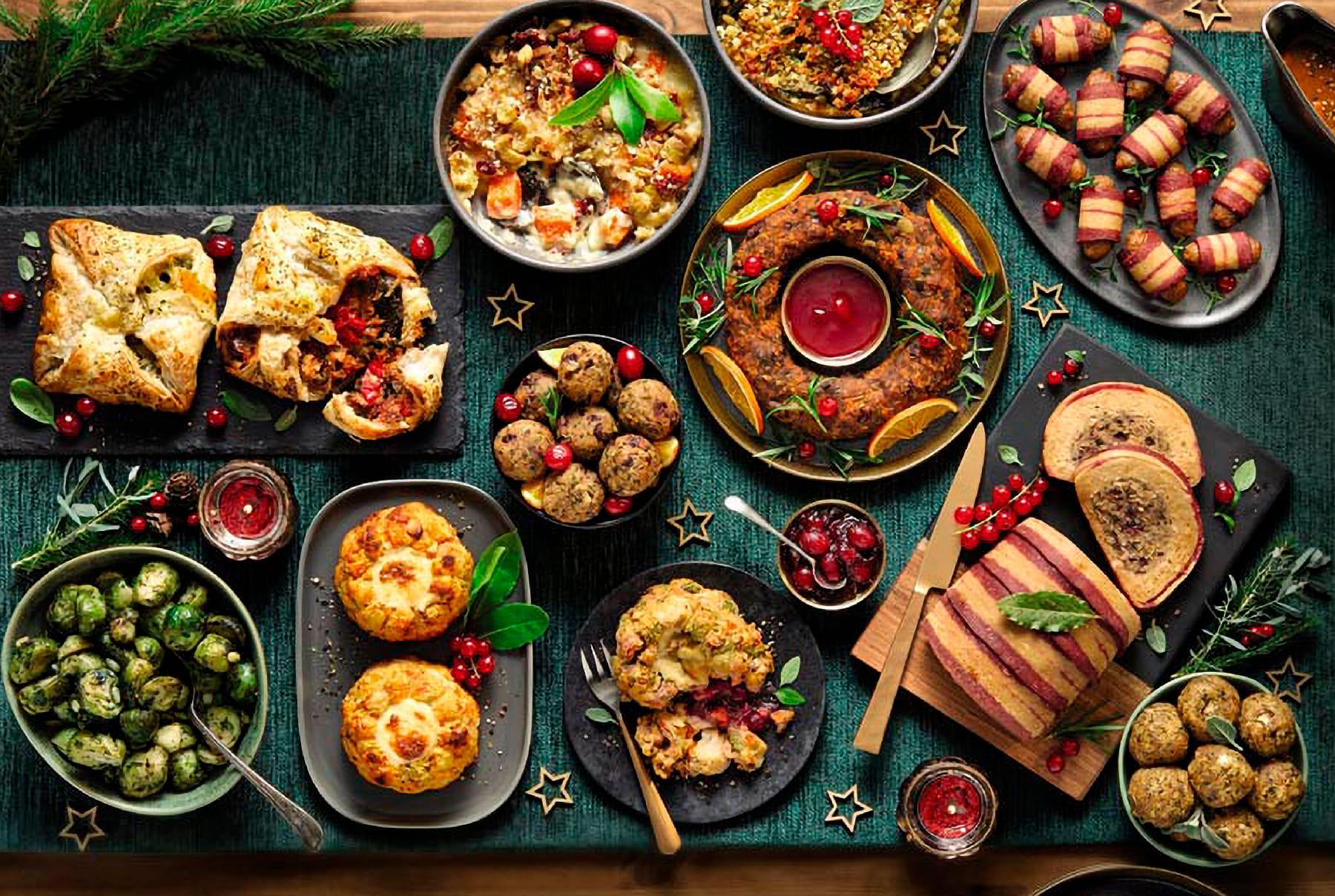 Vegan Christmas Spread