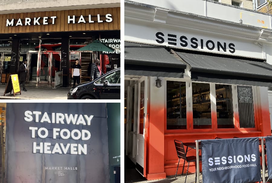 London Food Hall Collage 