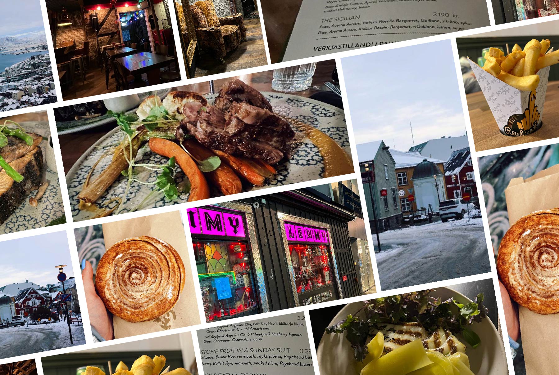 Iceland Food Collage