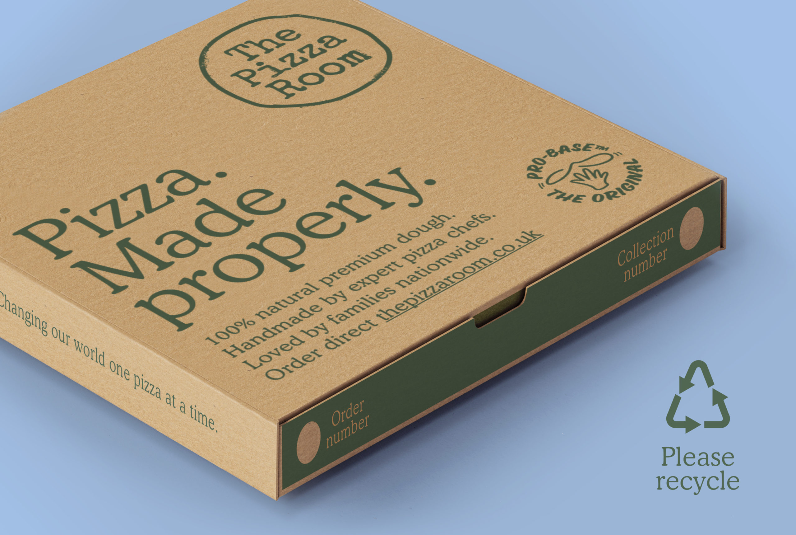 The Pizza Room Packaging Design