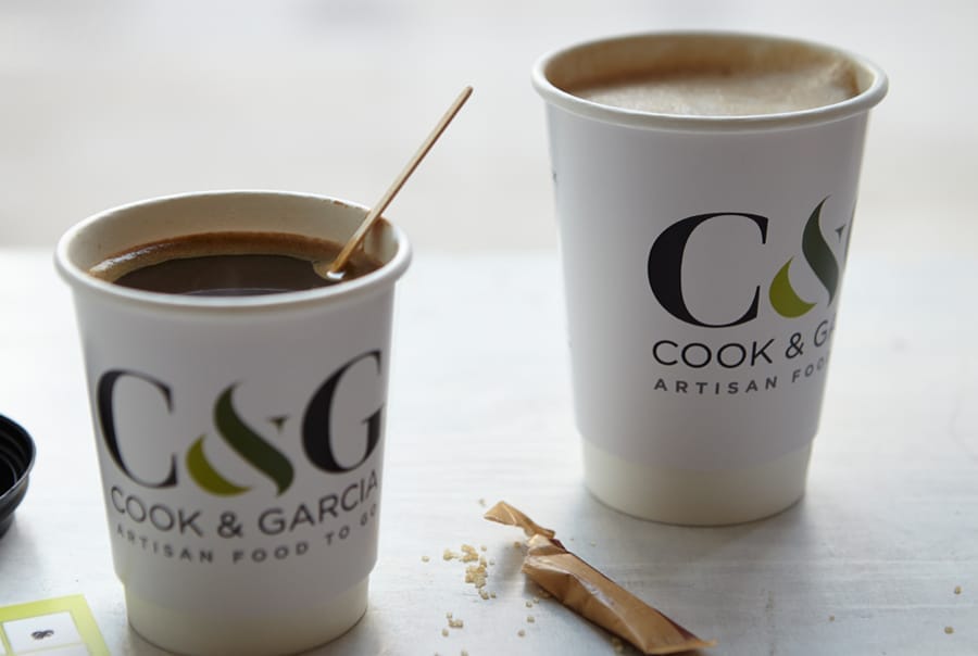 Cook & Garcia Coffee Cup