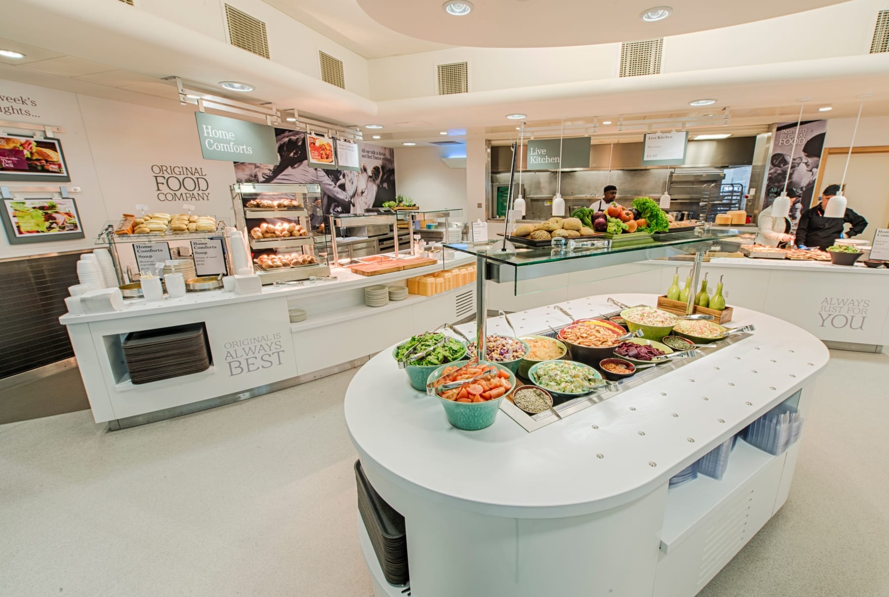 Original Food Company Food Counters Interior Design