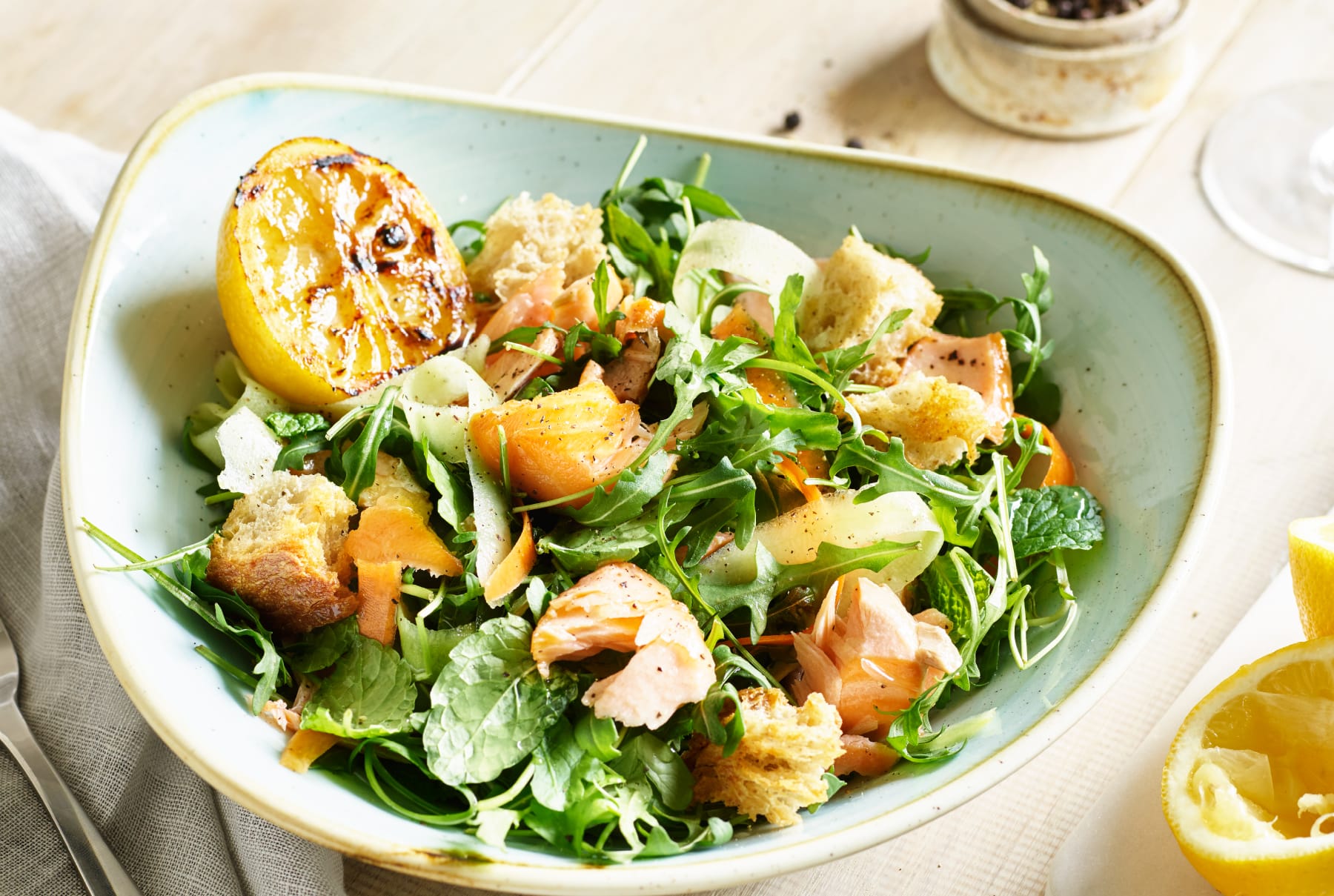 Food Photography -  Salmon Salad