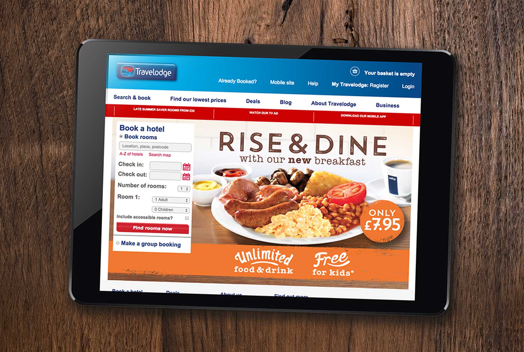 Travelodge Breakfast Campaign Online Adverts