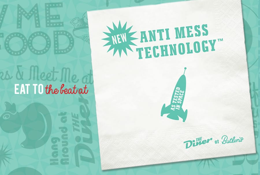 Butlin's Diner Knapkin