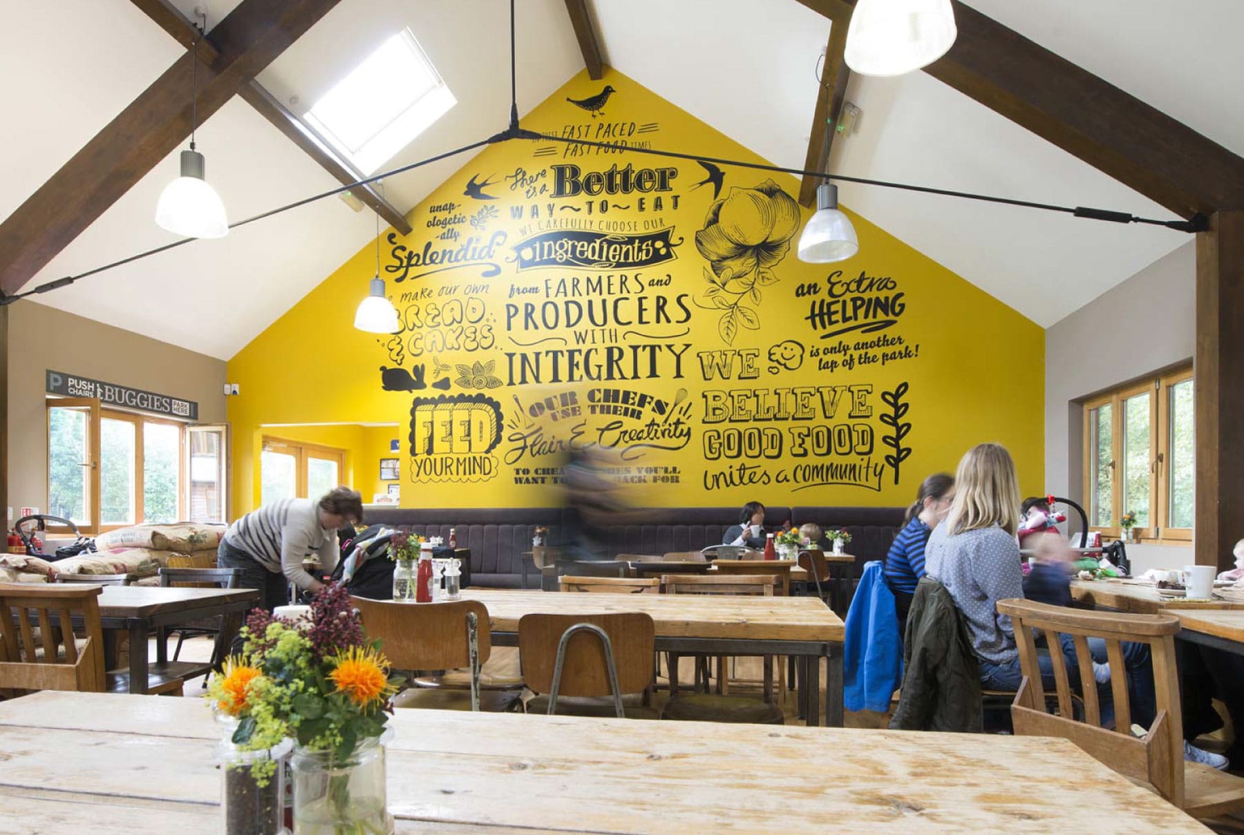 Café in the Park Wall Art