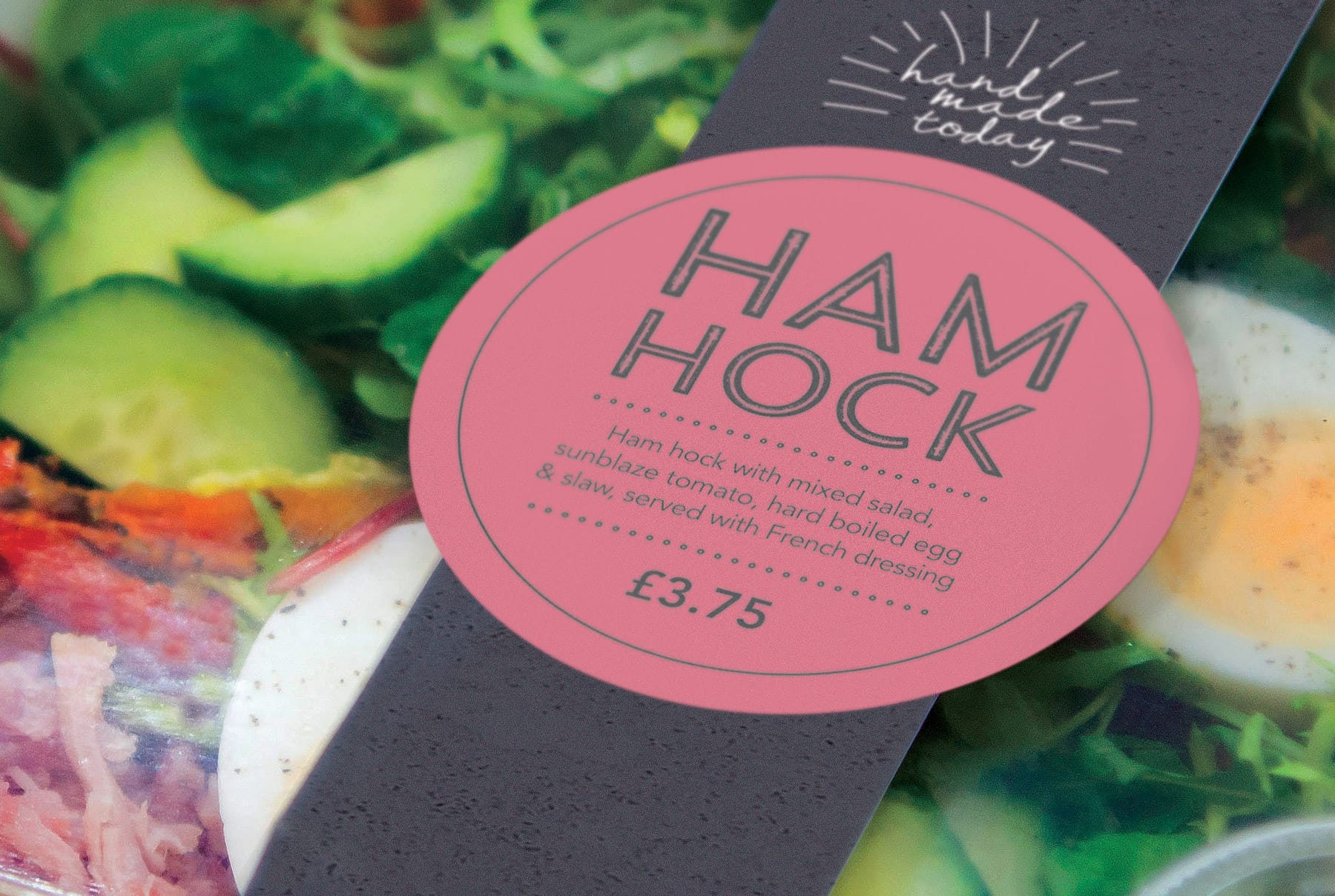 Dedenhams Wat Strap Salad Packaging