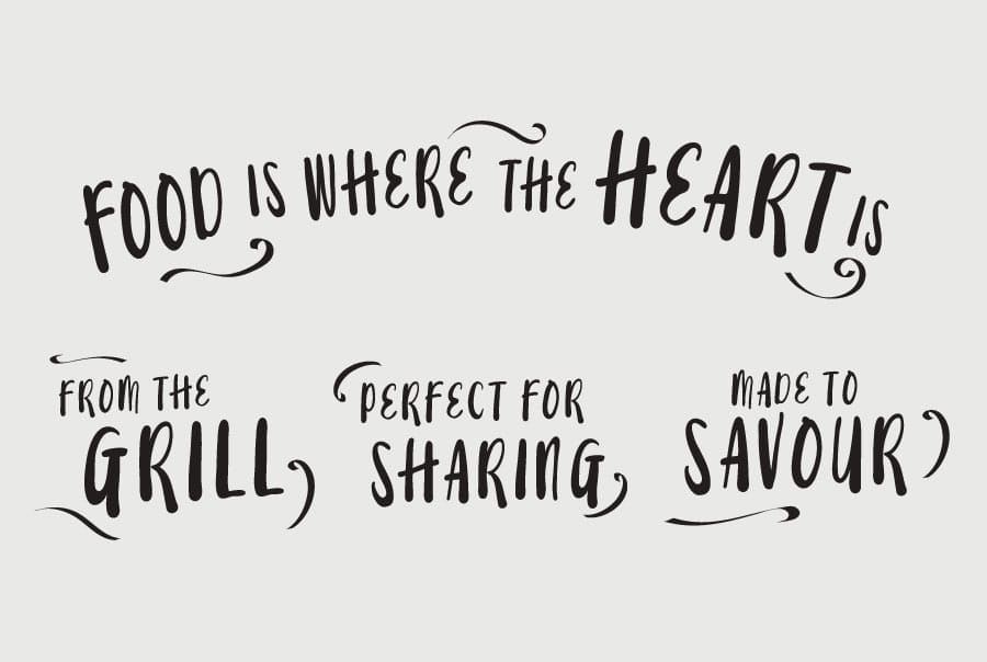 Eating Inn Tone of Voice Messaging Designs