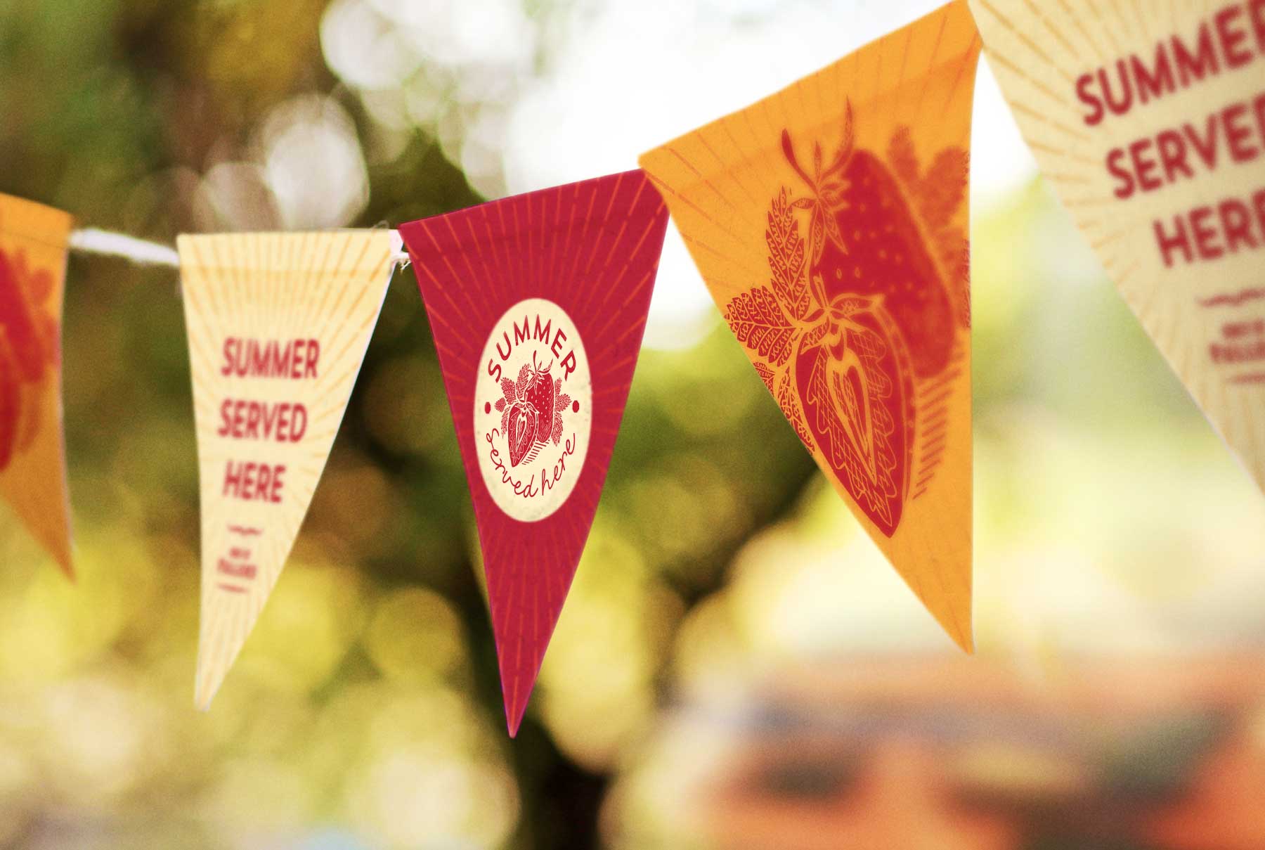 Fuller's Summer Served Here Bunting Design