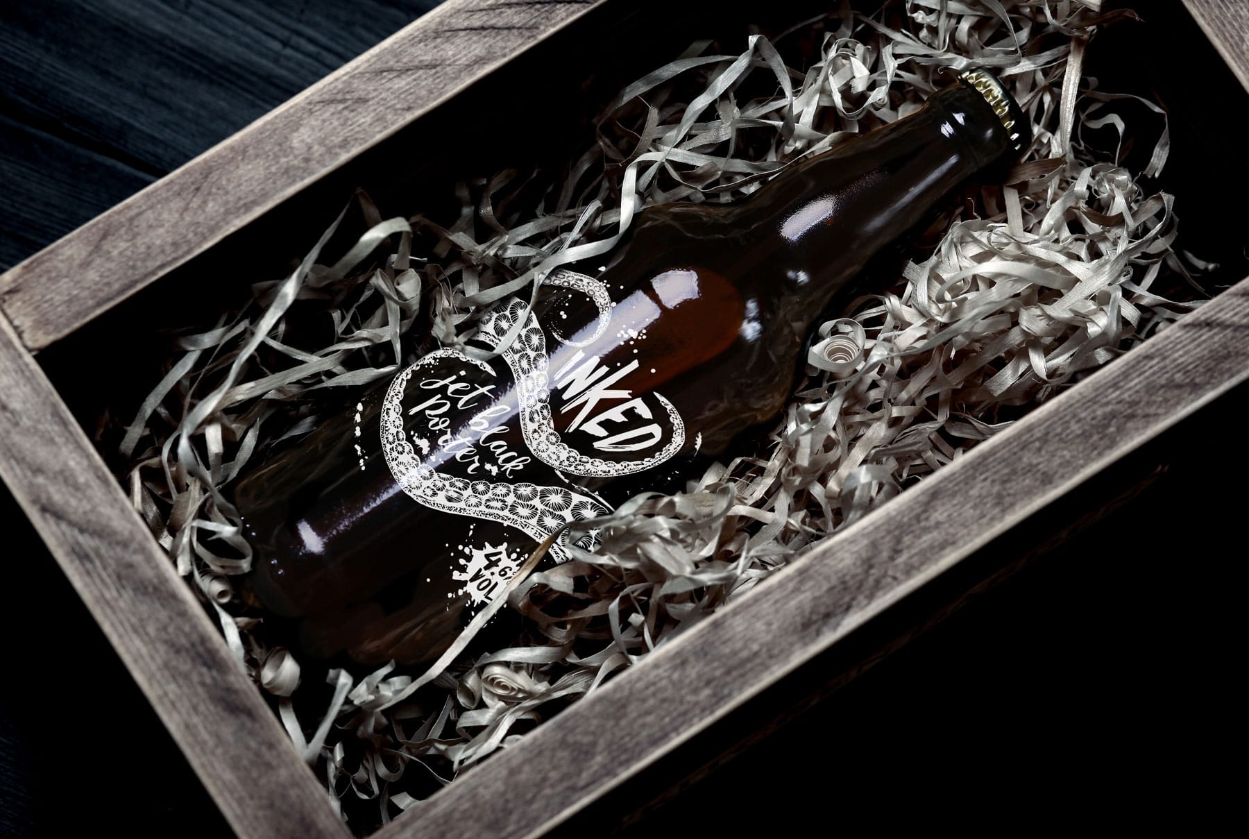 Hip Hops Beer Branding - Bottle Packaging