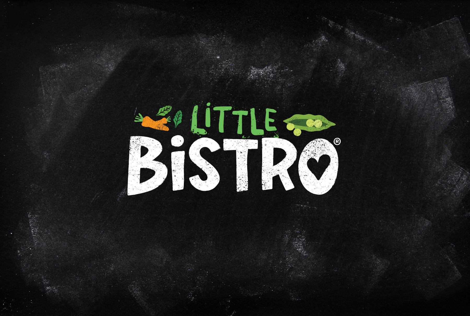 Kiddylicious Little Bistro - Logo Colour on Black