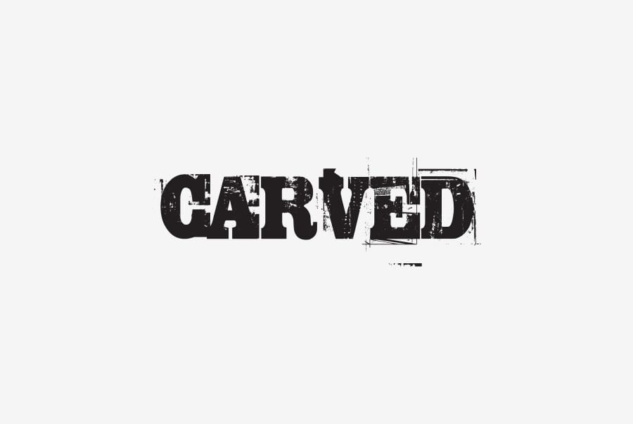 Carved Logo Food Branding Design