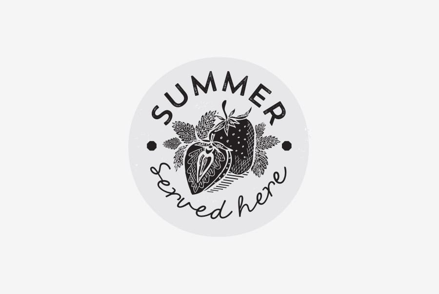 Fuller's Summer Served Here Food Branding Design