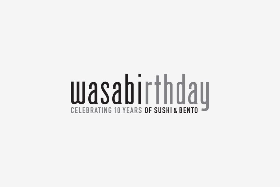 Wasabirthday Food Branding Design