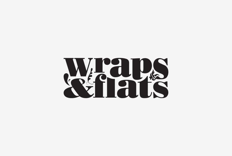 Wraps and Flaps Food Branding Design