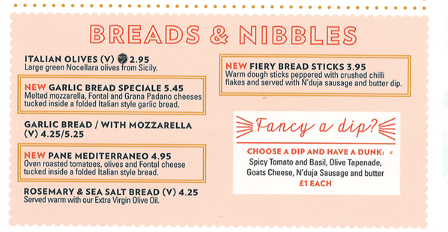 Food Menu Design Tip 2 - The Box