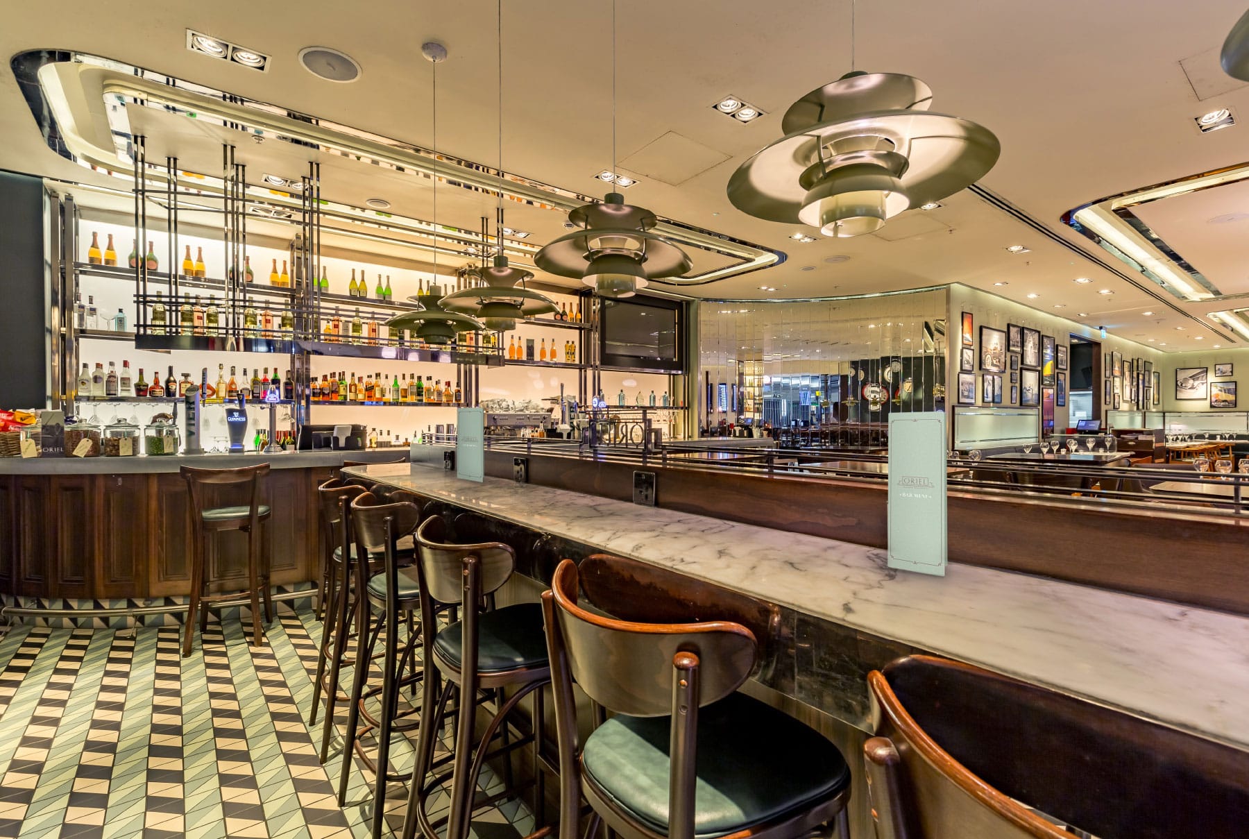 Oriel Grande Brasserie - Restaurant Bar Interior