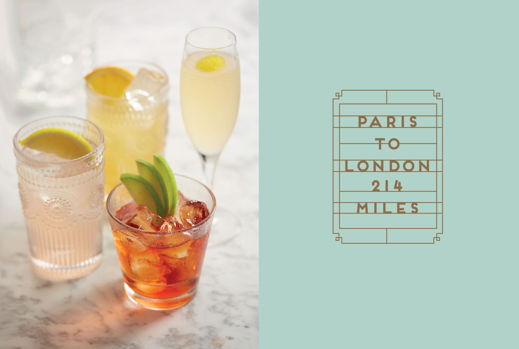 Oriel Grande Brasserie - Drinks Photography