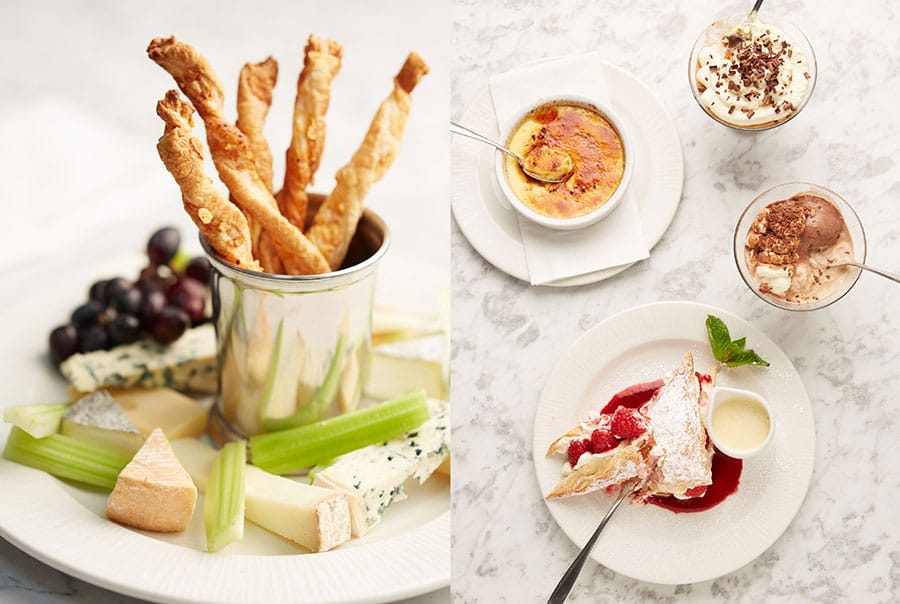 Oriel Grande Brasserie - Food Photography Planview