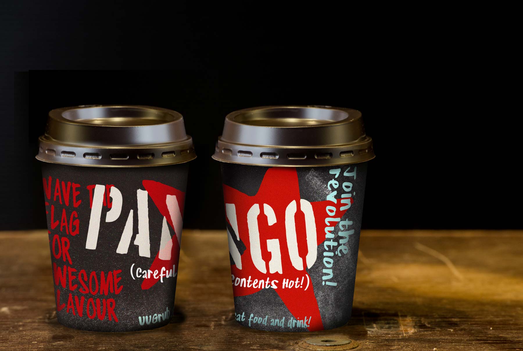 Pango Food Branding - Coffee Cup Design