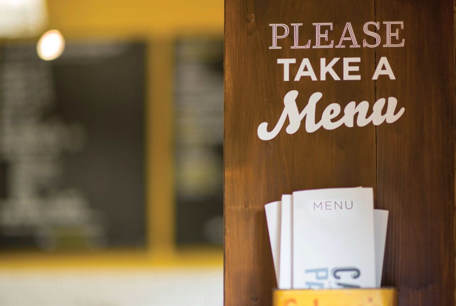 Café in the Park Restaurant Graphics Design