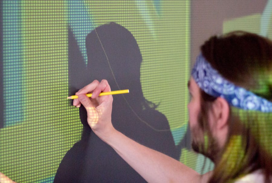 Born to Eat Wall Art Sketching Close up