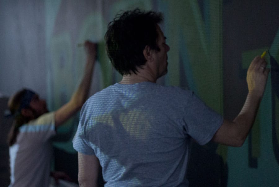 Born to Eat Wall Art Sketching Close up