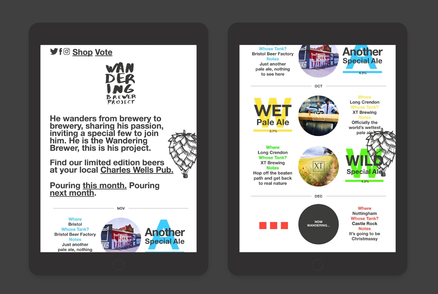 The Wandering Brewer - Website