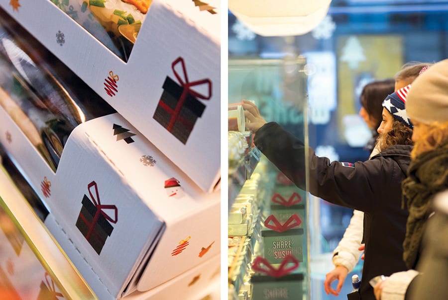 Wasabi Christmas Shelf Edges