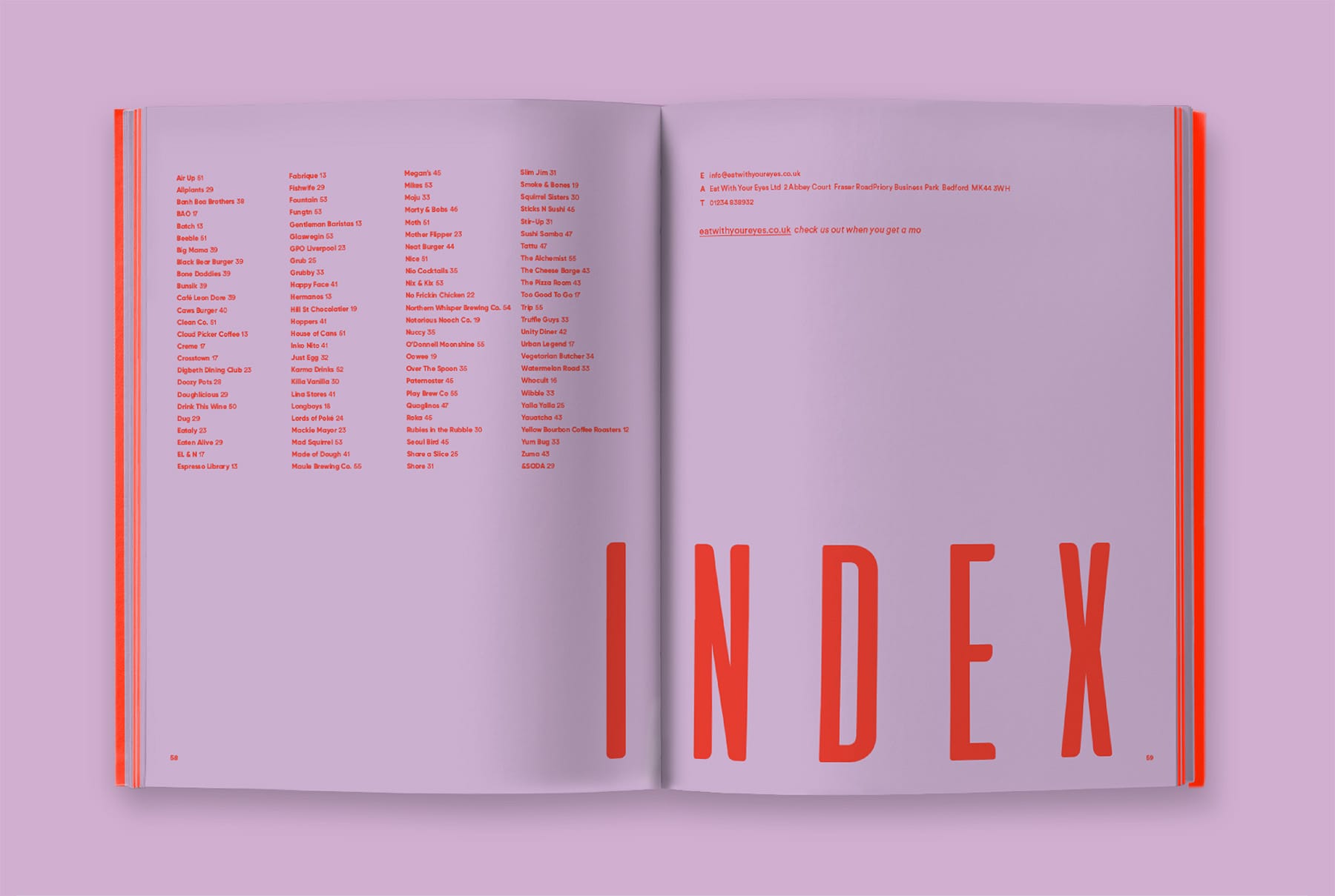brochure index