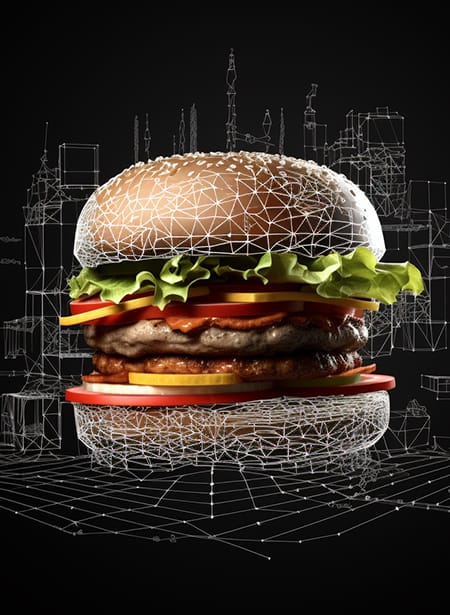 ai burger image