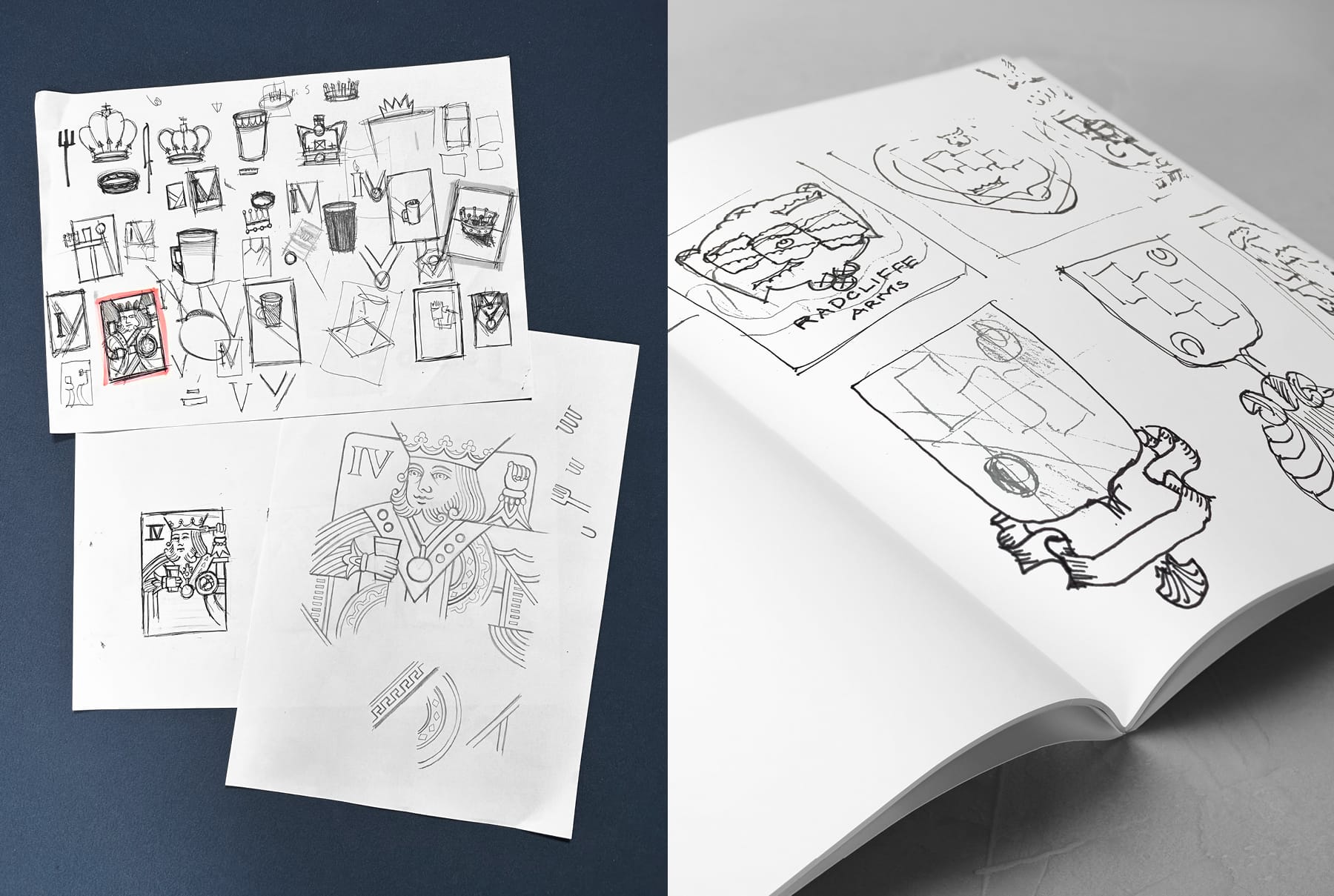 Pub Signage Design Sketches