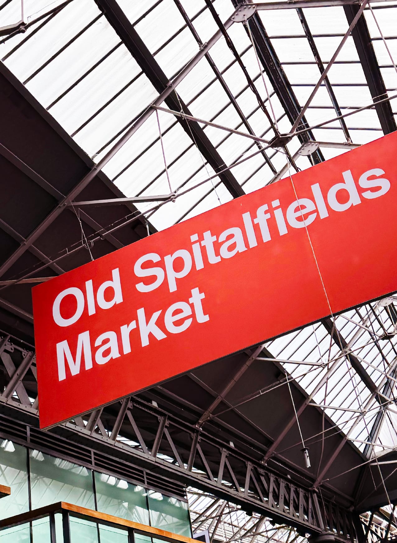 Spitalfields old market sign
