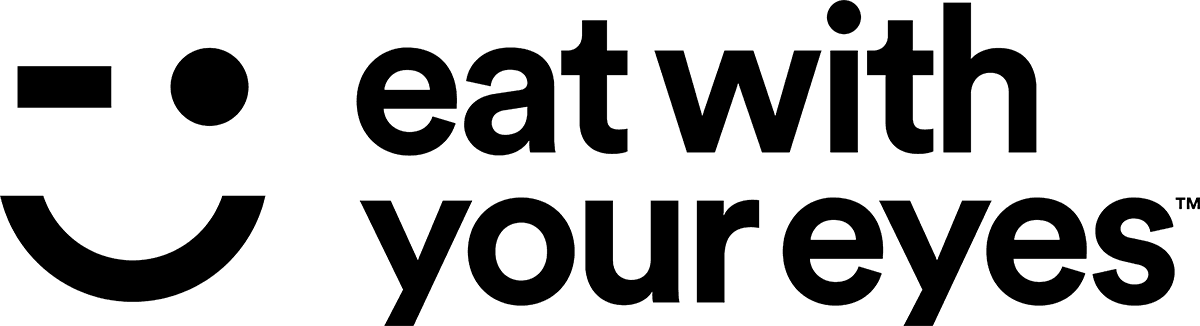 Eat With Your Eyes brand logo in black