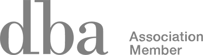 DBA Association Member logo in grey